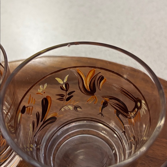 Vintage Hand-Painted Roadrunner Lowballs - Picture 10 of 10